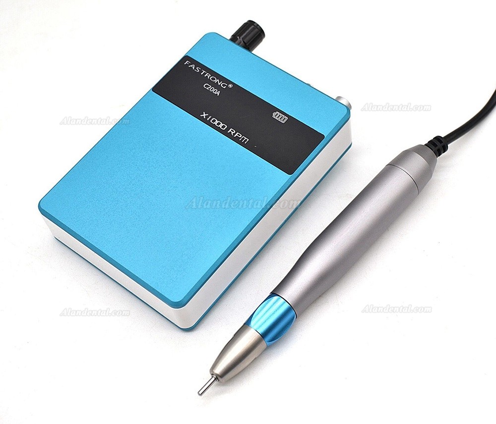 FASTRONG C200A Portable Dental Lab Brushless Micromotor Electric Polishing With Battery